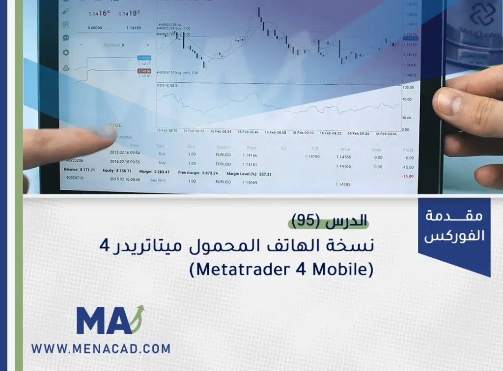 نسخة الهاتف المحمول ميتاتريدر 4 (MetaTrader 4 Mobile)