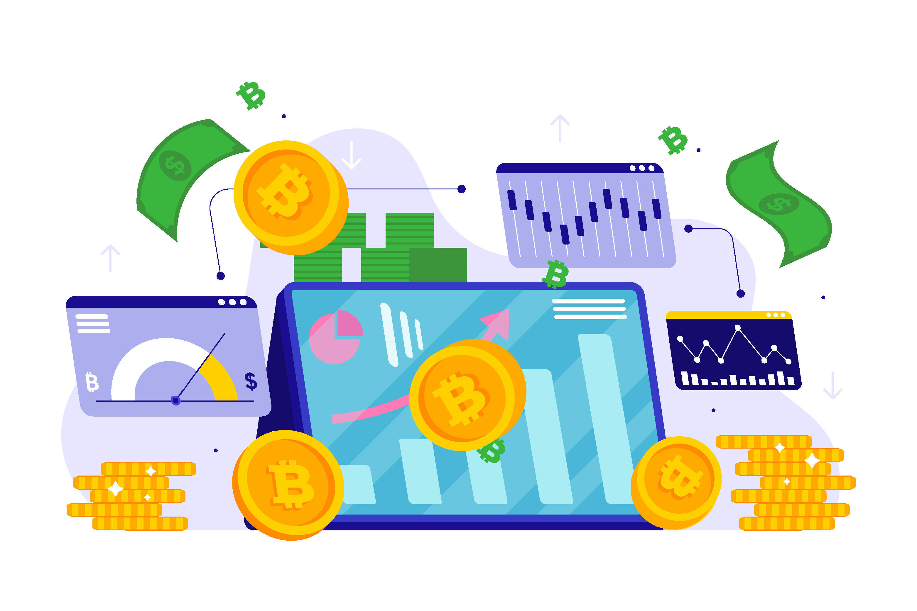 التداول في العملات المشفرة